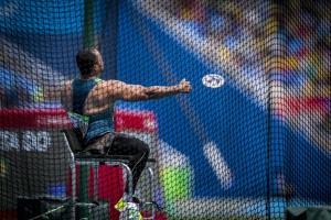 10/09/2016- Rio de Janeiro- RJ, Brasil- Jogos Paralímpicos Rio 2016: Claudiney Batista - Disco Foto: Foto: Heusi Action / Gabriel Heusi/ ME