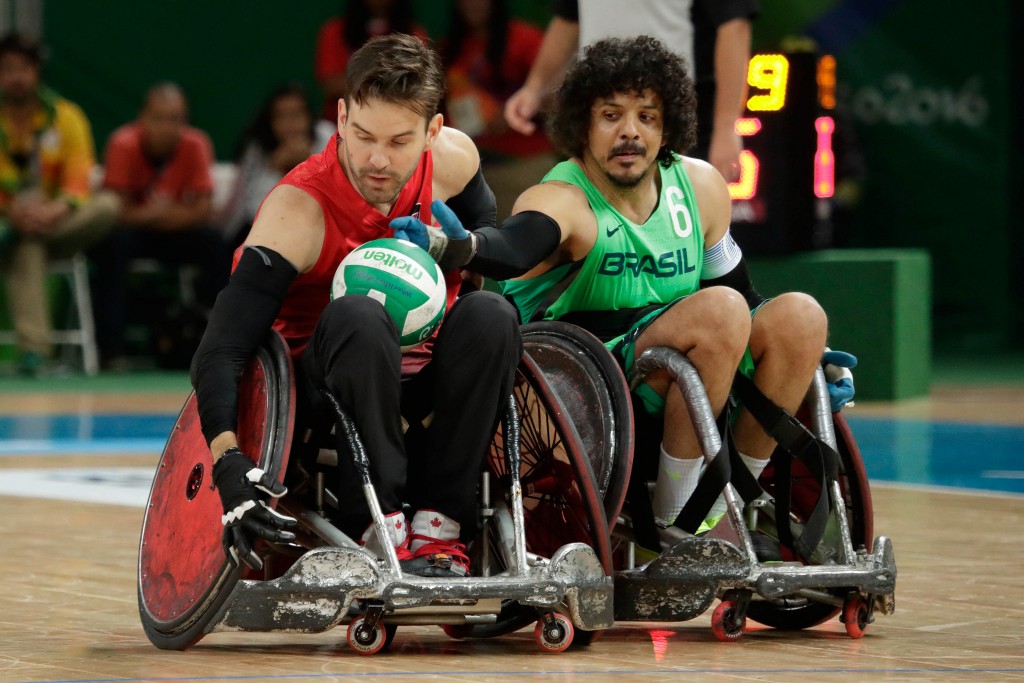Brasil perde para o Canadá na largada do rugby em cadeira de rodas, mas sai aplaudido da Arena Carioca 1 - Foto: Alexandre Urch/MPix