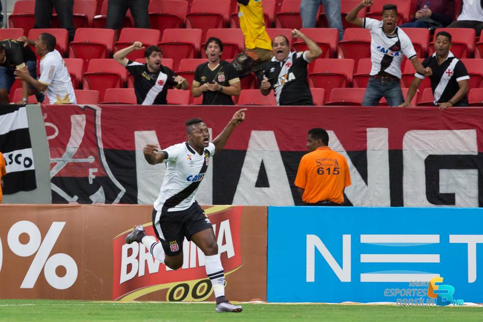 Riascos empata o jogo para o Vasco na reta final do segundo tempo - Foto: Carlos Teixeira Campina?Agência EB