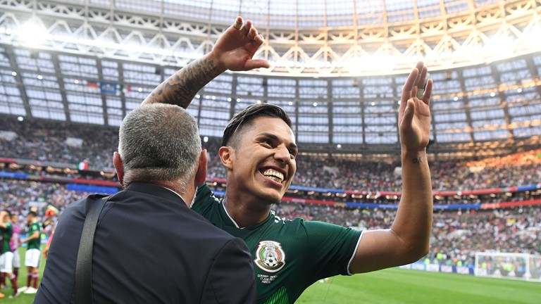 Lozano marca o gol único da partida e dá a vitória à Alemanha, na largada da chave F da Copa do Mundo da FIFA - Foto: Getty Images/FIFA