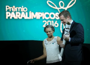 Rio, 07/12/2016. Prêmio Paralímpicos 2016 - Andrew Parsons e Marcia Malsar - Foto Fernando Maia/Mpix/CPB