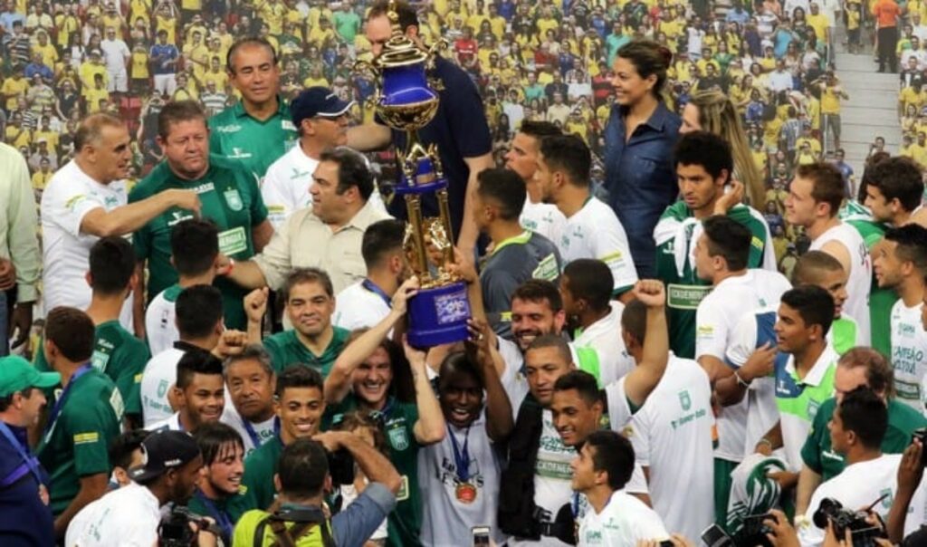 Gama campeão Candango contra o Brasília em 2015 (Créditos:  Francisco Stuckert / Futura Press)