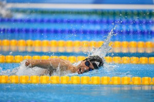Rio de Janeiro - Brasileiro Daniel Dias leva medalha de ouro nos 200m nado livre S5 nos Jogos Paralímpicos Rio 2016, no Estádio Aquático (Fernando Frazão/Agência Brasil)