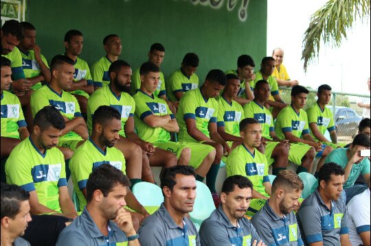 Jogadores se apresentaram no Centro de Treinamento Ninho do Periquito de olho no título candango de 2017 - Foto: Gustavo Figueredo/Agência EB