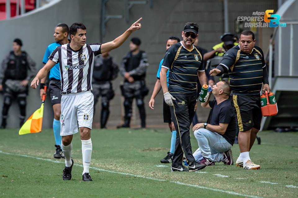 Ceilândia saiu na frente ainda com 10 minutos de jogo - Foto: Carlos Teixeira/Agência EB