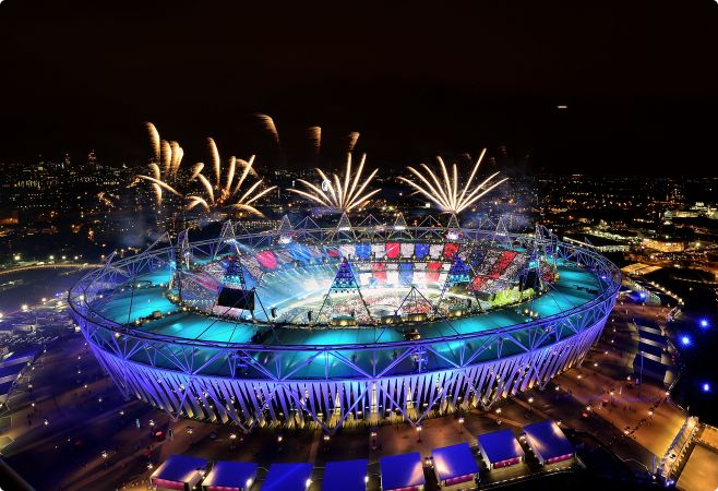 Cerimônia de abertura dos Jogos Olímpicos Londres 2012 foi assistida por mais de 900 milhões de telespectadores - Foto: Jamie Squire/Brasil 2016