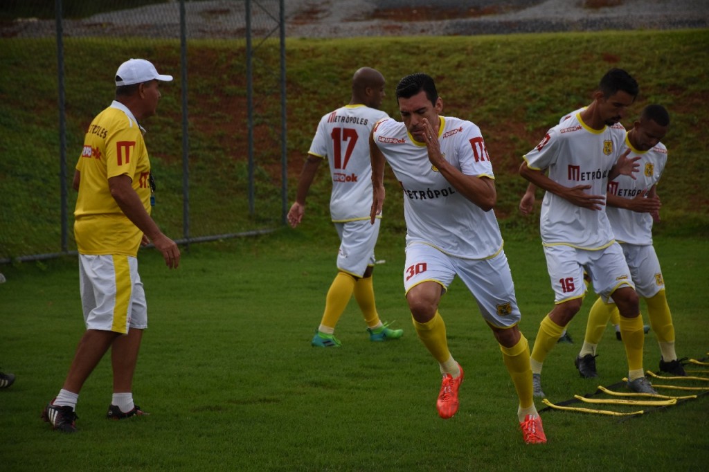 Jogadores se reapresentaram, novas caras foram mostradas e jacaré se prepara para estreia na Série D - Foto: Ricardo Ribeiro/Agência de Notícias do UniCEUB